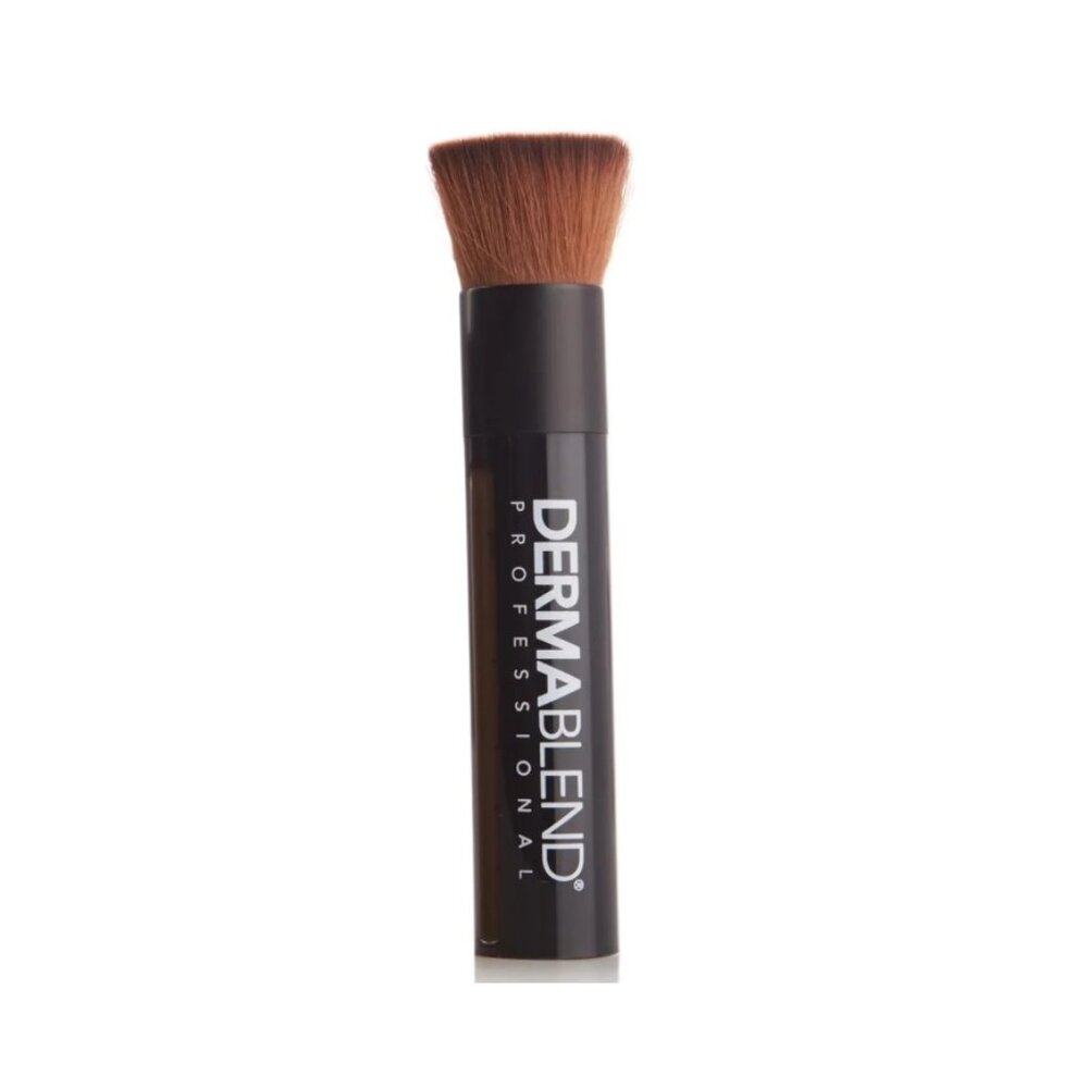 Dermablend Foundation Buffing Brush, Black Flat Full Size, Pro Makeup Tool-NEW - Picture 3 of 6